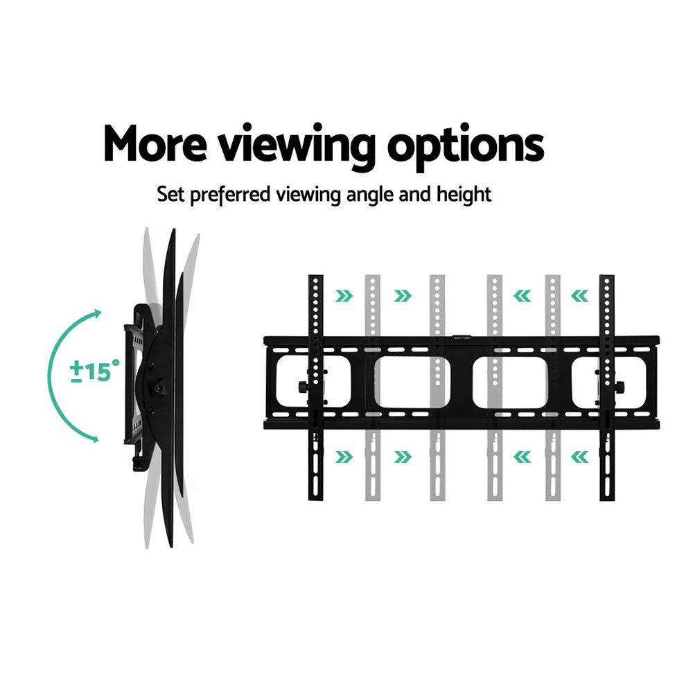 Artiss Heavy-Duty TV Wall Mount for 42-90 LED LCD Screens - Slim Low Profile with Tilt Function