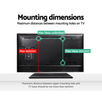 Artiss TV Stand Mount Bracket for 32-65 Universal Pedestal Tabletop Desktop