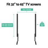 Artiss TV Stand Mount Bracket for 32-65 Universal Pedestal Tabletop Desktop