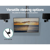 Artiss Full Motion Ceiling & Wall Mount Bracket for 32-75 LED LCD TVs - Top-Down View