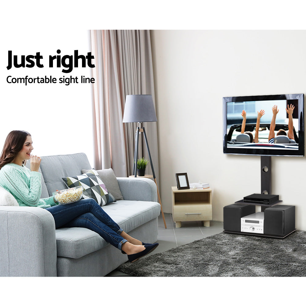 Artiss TV Stand Mount Bracket for 32-70 LED LCD 2 Tiers Storage Floor Shelf