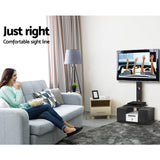 Artiss TV Stand Mount Bracket for 32-70 LED LCD 2 Tiers Storage Floor Shelf - Close-Up Angle
