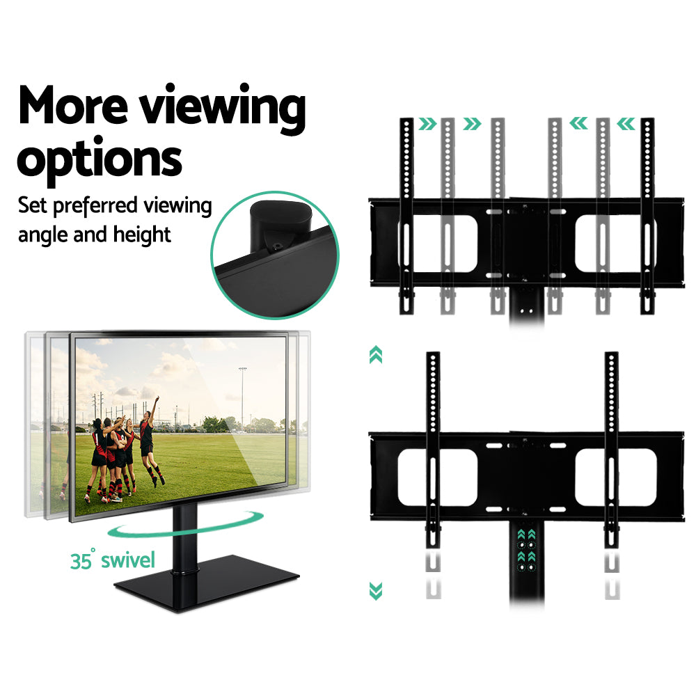 Artiss Swivel Tabletop TV Stand Mount for 32-70 LED LCD Plasma Screens