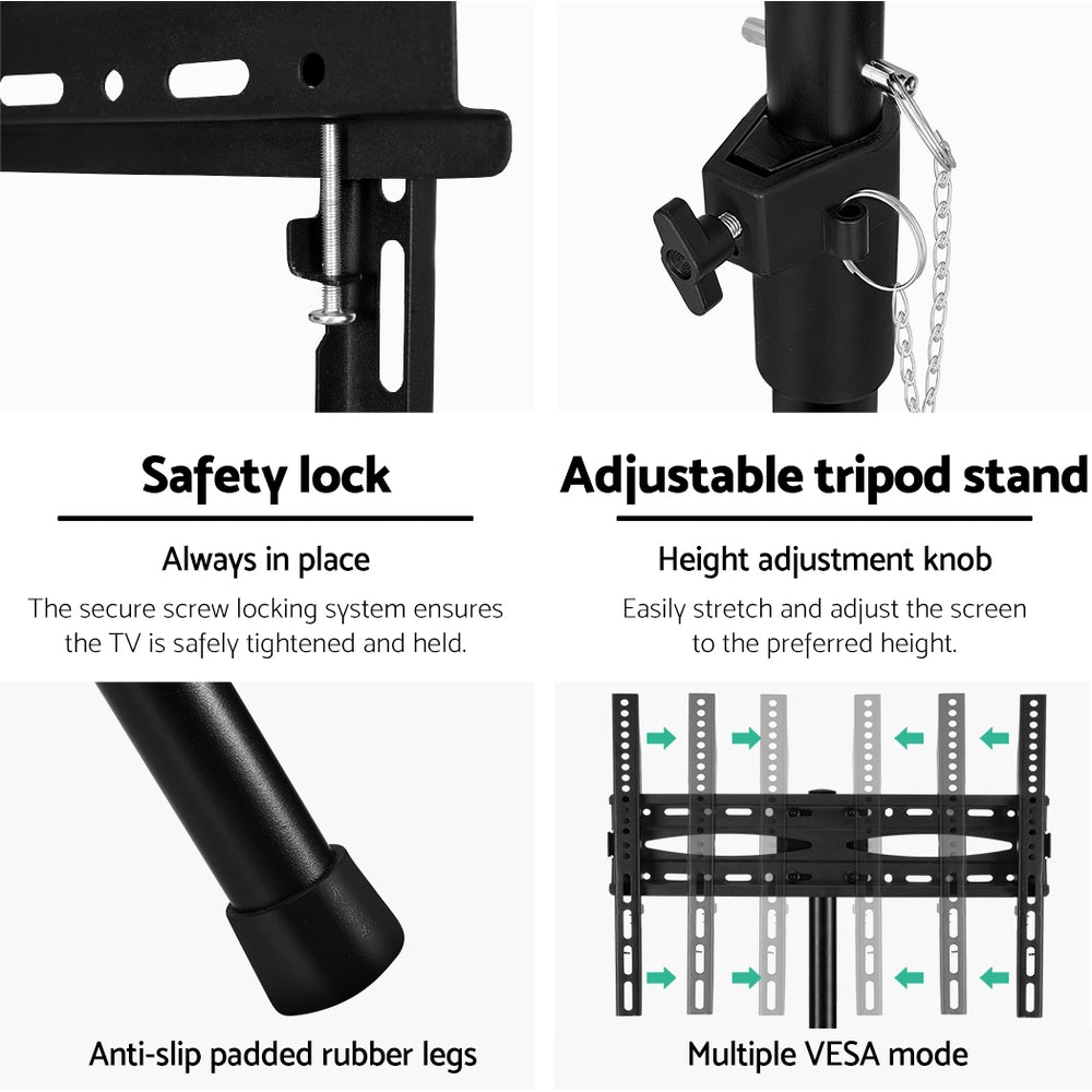 Artiss TV Stand Mount Bracket for 32-70 LED LCD Tripod Floor Shelf Universal