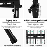 Artiss TV Stand Mount Bracket for 32-70 LED LCD Tripod Floor Shelf Universal