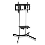 Artiss Mobile TV Stand for 32-65 TVs Mount Bracket Portable Shelf Trolley Cart - Side View