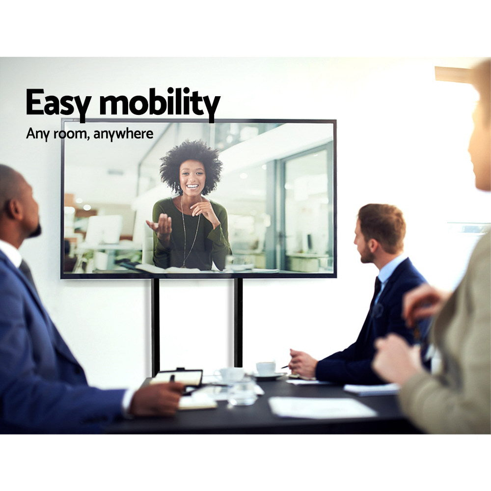 Artiss Mobile TV Stand for 32-65 TVs Mount Bracket Portable Shelf Trolley Cart