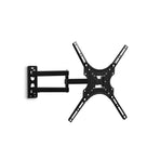 Artiss full motion TV wall mount bracket for 24 to 50 inch TVs, black steel