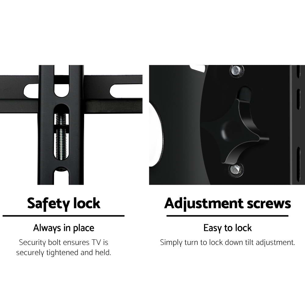 Universal Tilt TV Wall Mount for 32-70 LED LCD Screens - Slim Low Profile Bracket