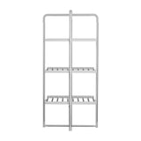 Devanti Electric Heated Towel Rail Rack 30 Bars Foldable Clothes Dry Warmer - Top-Down View