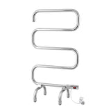 Devanti Electric Heated Towel Rail Rack 5 Bars Freestanding Clothes Dry Warmer