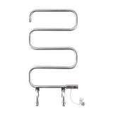 Devanti Electric Heated Towel Rail Rack 5 Bars Freestanding Clothes Dry Warmer - Low Angle