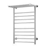 Devanti Electric Heated Towel Rail Rack 14 Bars Wall Mounted Clothes Dry Warmer