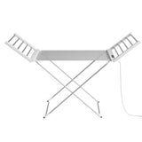 Devanti Foldable Electric Heated Towel Rail Rack with 24H Timer - Side View