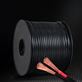 Giantz 15AWG Twin Core Wire Electrical Cable 100M Electric Extension Car 450V 2 Sheath - Low Angle