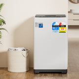 Devanti 6kg Top Load Washing Machine White - Close-Up Angle