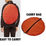 Pop Up Portable Beach Tent Sun Shade Shelter Orange - 45-Degree Angle
