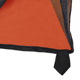 Pop Up Portable Beach Tent Sun Shade Shelter Orange - Top-Down View