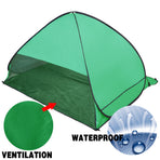 Pop Up Portable Beach Canopy Sun Shade Shelter Green