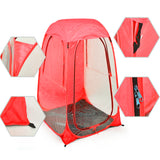 Pop Up Sports Camping Festival Fishing Garden Tent Red - Side View
