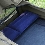 Dome Swag Camping Canvas Tent In Grey - Rear View