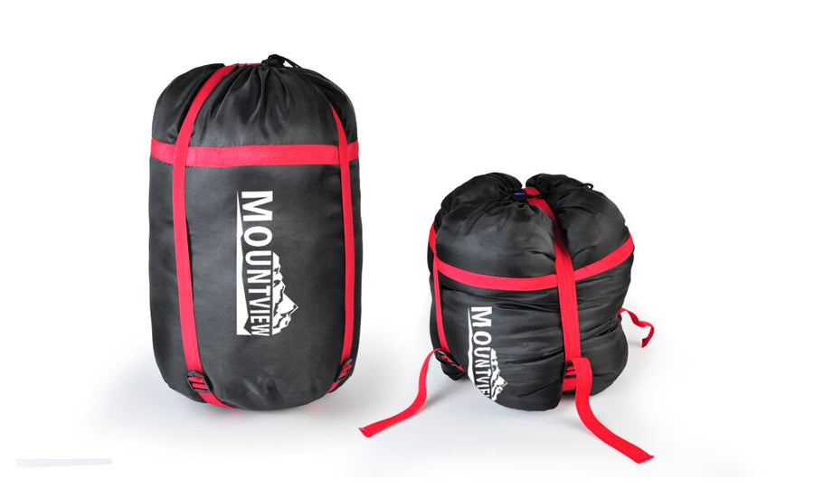 Double Outdoor Camping Sleeping Bag Hiking Thermal Winter 220x145cm