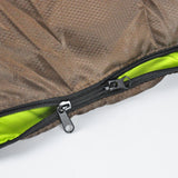 Double Outdoor Camping Sleeping Bag Hiking Thermal Winter 220x145cm - Top-Down View