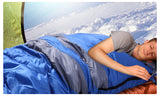Micro Compact Design Thermal Sleeping Bag Blue - Front View