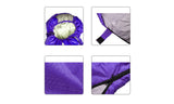 Micro Compact Design Thermal Sleeping Bag Purple - Top-Down View