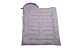 Micro Compact Design Thermal Sleeping Bag Purple - 45-Degree Angle