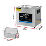 Devanti 10L Industrial Ultrasonic Cleaner with Heater and Timer Function