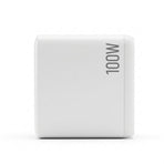 Devanti USB C Charger 100W Fast Charger 4 Port GaN Desktop Station White