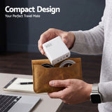 Devanti USB C Charger 100W Fast Charger 4 Port GaN Desktop Station White - Rear View