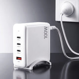 Devanti USB C Charger 100W Fast Charger 4 Port GaN Desktop Station White - Extra Image