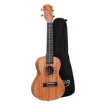 Alpha 26 inch tenor ukulele, natural mahogany with rosewood fretboard