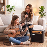 Alpha 26 Inch Solid Mahogany Tenor Ukulele Electric Acoustic EQ System Kit 18 Frets Natural - Extra Image