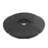 Instahut 3m Outdoor Umbrella w/Base Cantilever Beach Garden Patio Charcoal - Side View