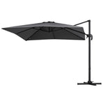 Instahut Outdoor Umbrella 3m Umbrellas Cantilever Stand Sun Roma 360 Degree Charcoal