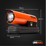 UNIMAC 20KW Portable Industrial Diesel Direct Forced Air Space Heater