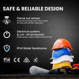 UNIMAC 50KW Portable Industrial Diesel Direct Forced Air Space Heater - Low Angle