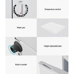Devanti 42L Upright Freezer Fridge White