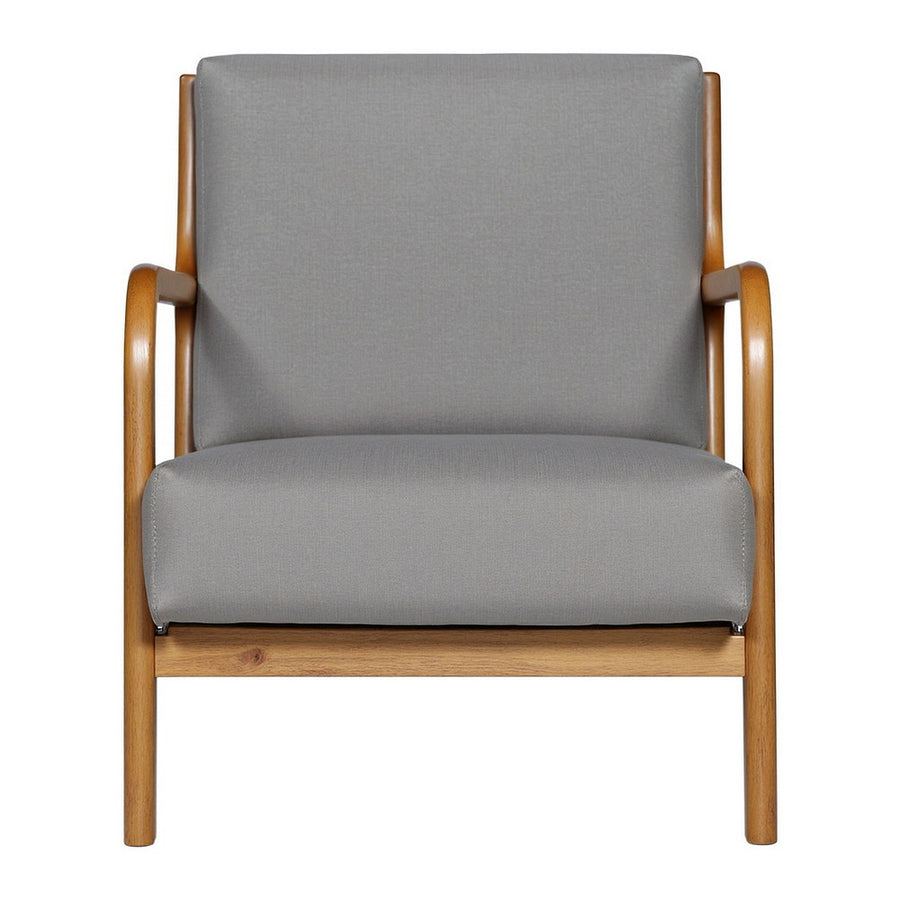 Artiss Armchair Fabric Light Grey