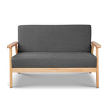 Artiss 2-Seater Sofa Armchair Skane - Side View