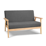Artiss 2-Seater Sofa Armchair Skane - Low Angle