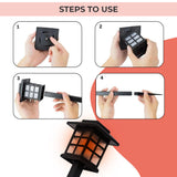 Dimnezz Solar Powered Waterproof LED Stake Lights
