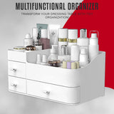 Fashyni Cosmetic Skincare Storage Box with Drawers - 45-Degree Angle