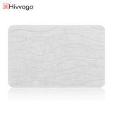 Hivvago Diatomaceous Earth Stone Bath Mat Fast Drying Non Slip Bathroom Mat
