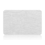 Hivvago Diatomaceous Earth Stone Bath Mat Fast Drying Non Slip Bathroom Mat
