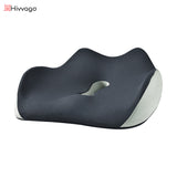 Hivvago Memory Foam Seat Cushion ??Ergonomic Support for Office, Car & Home, Grey