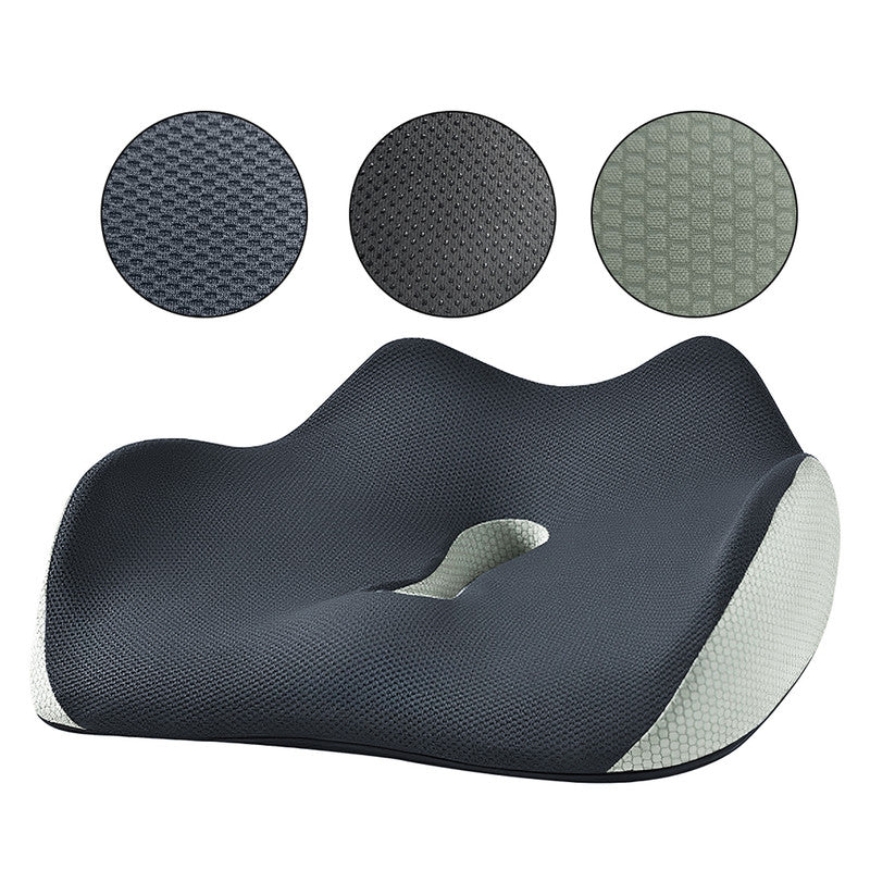 Hivvago Memory Foam Seat Cushion ??Ergonomic Support for Office, Car & Home, Grey